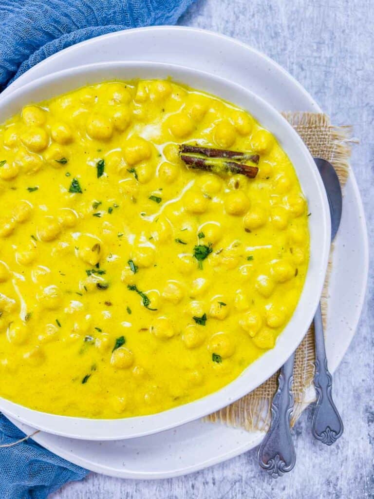 Himachali Chana Madra (Chickpea Yogurt Curry)