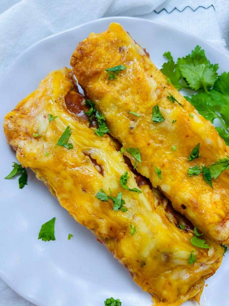 Chicken and Lentil Enchiladas: Cheesy Weeknight Comfort Food