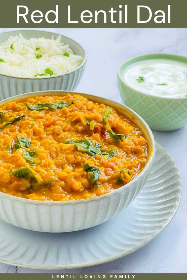 Golden Red Lentil Dal with Spinach: Sunshine in a Bowl