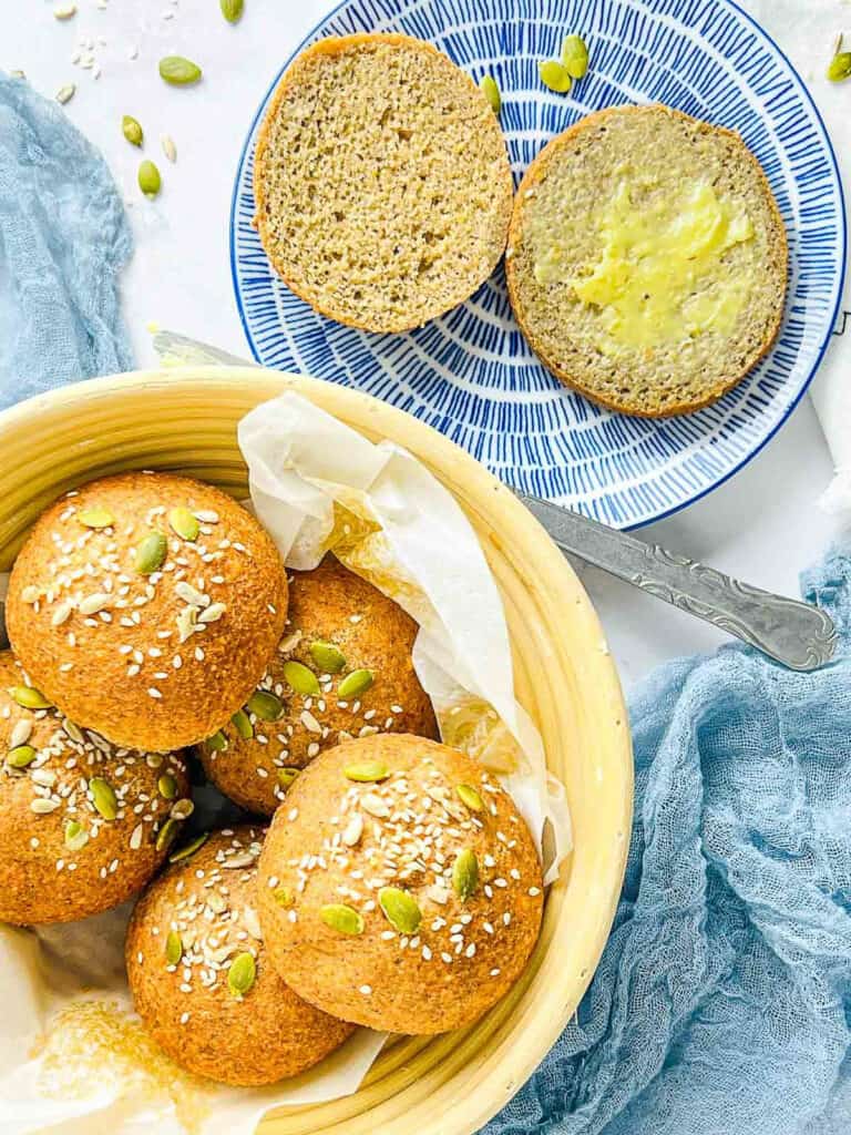 Protein-Packed Red Lentil Bread Rolls: No Grains, No Yeast, No Problem!