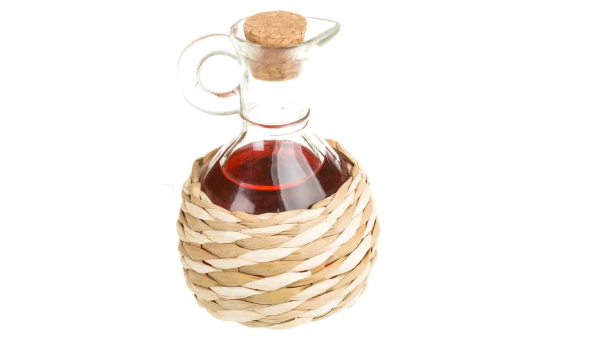 Cane vinegar in a bottle.