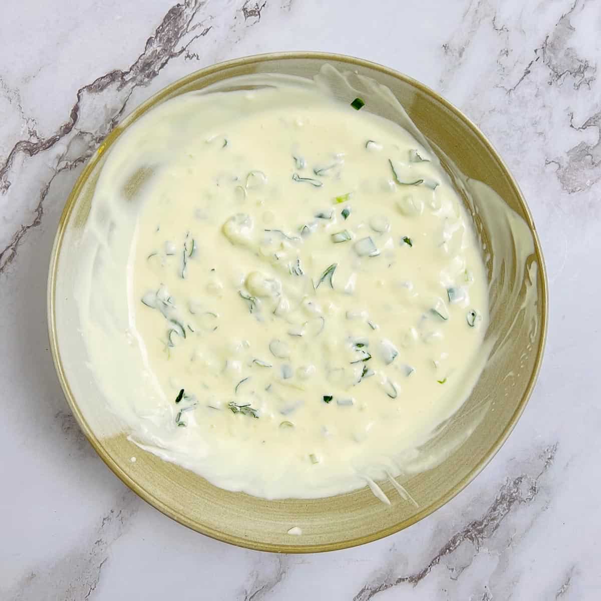 Ingredients in a mixing bowl.