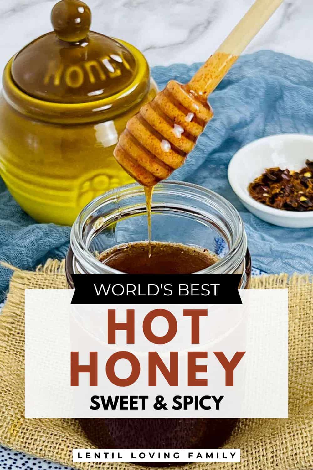 Hot honey Pinterest image.