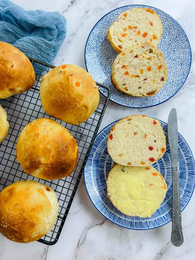 Indian Sweet Buns: Golden and Buttery Treats