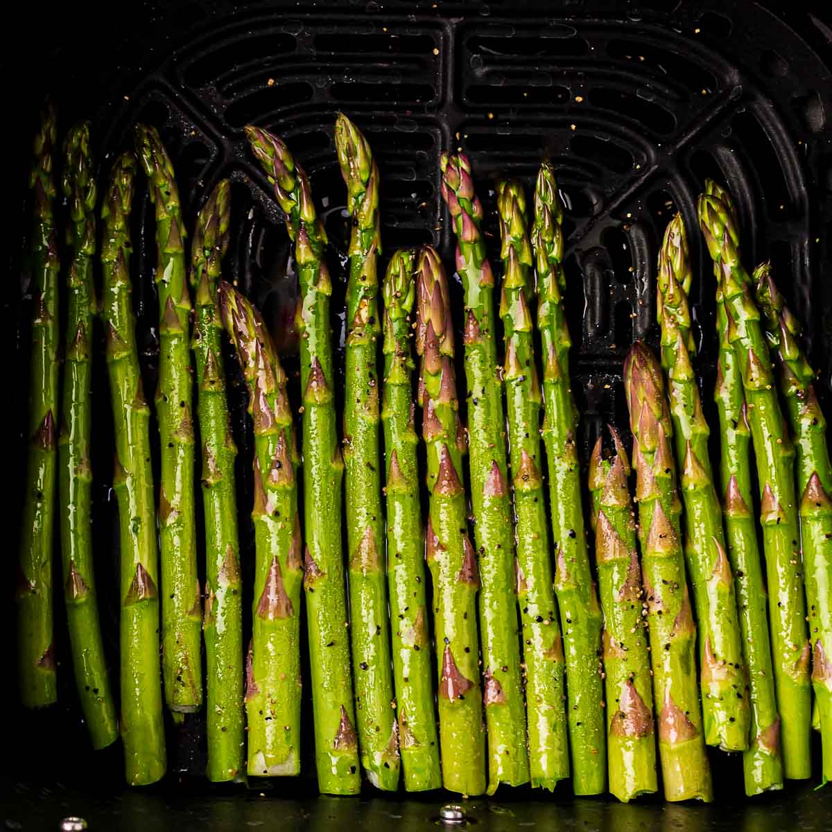 Roasted in air fryer basket.