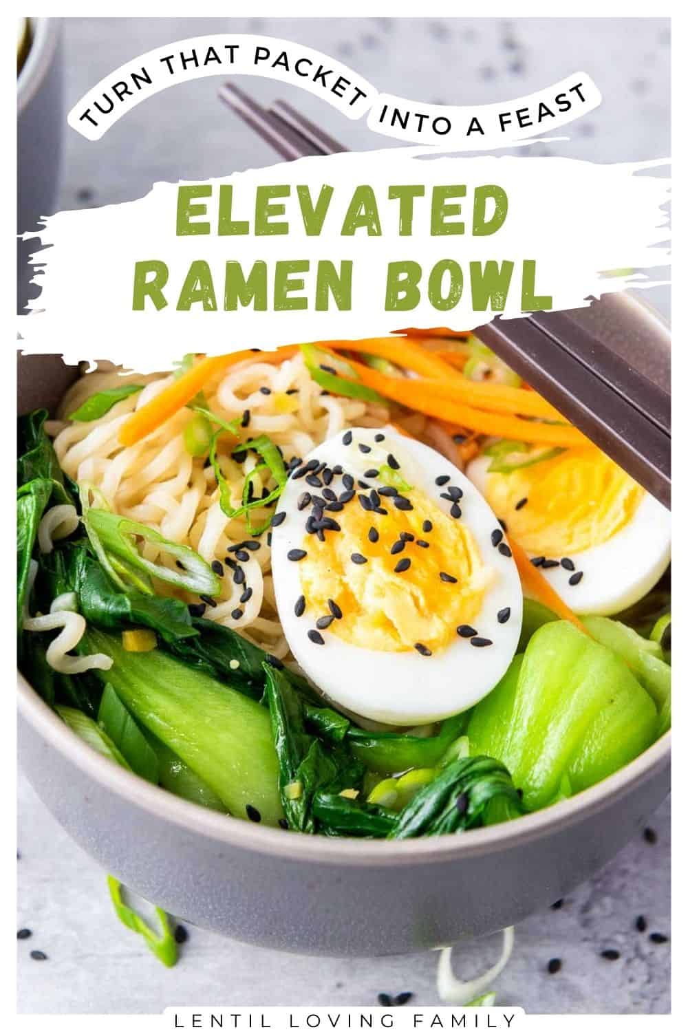 Elevated ramen Pinterest image.